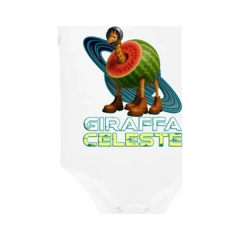 Žertovný předmět Giraffa celeste - Italian Brainrot - žirafa v melounu - dětské body s potiskem- Tričkový.cz