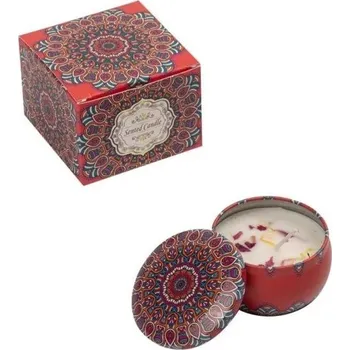 Svíčka Vonná svíčka ve skle 6 × 4 cm Květinová vůně Hrušková růže Sójový vosk Vintage ruční výroba Aromaterapie Dárek Svatební dekorace