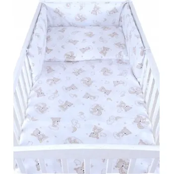 Dětsný nábytek Souprava do postýlky 3 díly - šitý medvídek