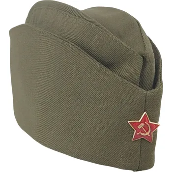 Klobouk ARMÁDNÍ ORIGINÁL SSSR-CCCP Lodička sovětská s odznakem rudé hvězdy CCCP Velikost: 54