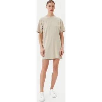 Dámské šaty Calvin Klein Jeans Každodenní šaty J20J225289 Béžová Relaxed Fit XXL