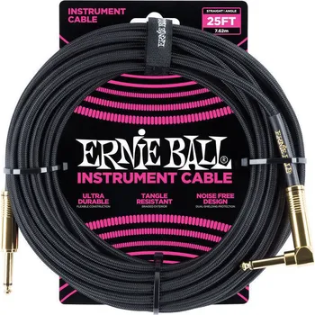 Ernie Ball P06058 7,5 m Rovný - Lomený Nástrojový kabel