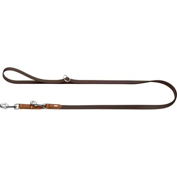Vodítko pro psa HUNTER WOLMAR individuálně nastavitelné vodítko - čokoláda/koňak 16/300 Hunter