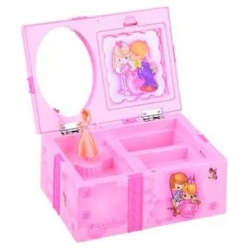 Šperkovnice Dětská hrací skříňka na šperky, natahovací