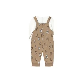 Dívčí oblečení Mayoral komplet_bluzka_i_ogrodniczki 2636 Hnědá Regular Fit 1_2M