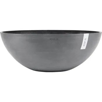 Květináč Výsadbový květináč Ecopots Vienna plastový Ø 70 cm V 25,5 cm šedý