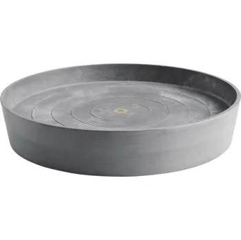 Květináč Miska pod květináč Ecopots s kolečky plastová Ø 49,3 cm x 51 x 10,1 cm šedá