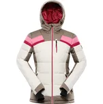 Alpine Pro Ferera Dámská péřová lyžařská bunda s Ptx membránou LJCD656 krémová M