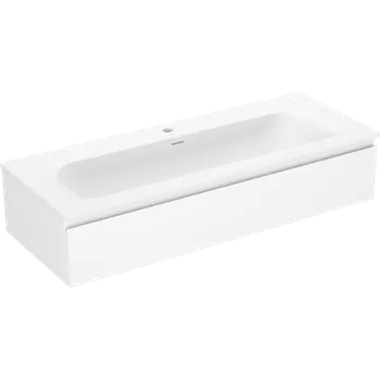 Koupelnový nábytek Mexen Orio koupelnová skříňka 120 cm s umyvadlem Vela, 1 zásuvka, bílá mat - 91A10-12023-1-BF01-W23M01 Skříňky s umyvadlem