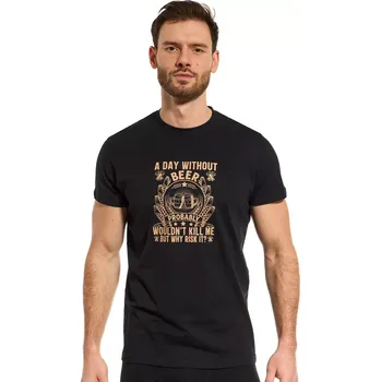 Pánské tričko PÁNSKÉ TRIČKO TT020 černá M