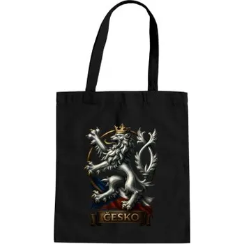 Žertovný předmět Česko - Český Lev - taška s potiskem- Tričkový.cz