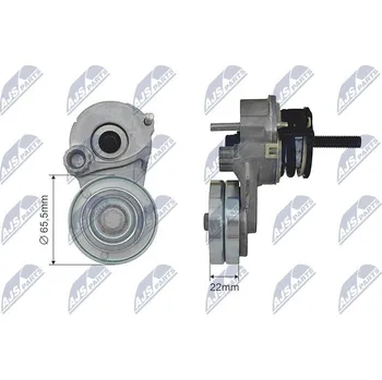 Auto-moto Napínací kladka, žebrovaný klínový řemen NTY RNK-PL-027