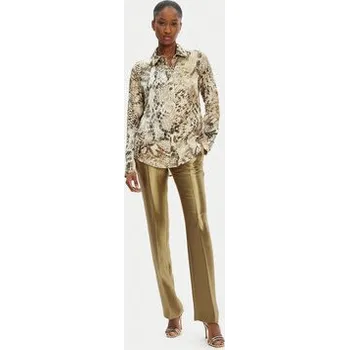 Dámské kalhoty Marciano Guess Kalhoty z materiálu 5GGB18 7312A Béžová Regular Fit 36