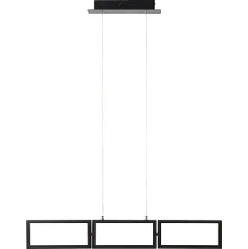 LED lustr Brilliant Ranut 28 W 2000 lm 3000 K černý stmívatelný