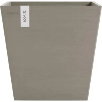 Květináč Květináč Ecopots Rotterdam plastový Ø 32,8 cm 35 x 35 x 34,4 cm hnědý