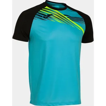 Pánské tričko Pánské sportovní triko JOMA Elite X Turquoise-Black M