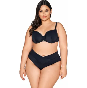 Dámské plavky Černá polovyztužená plavková podprsenka Ava Maxi, černá 80I i384_70301758