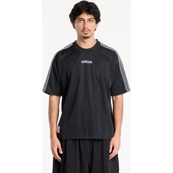 Pánské tričko Tričko adidas 90s Stripe Jersey Black XXL