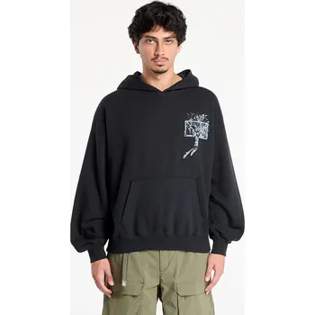 Pánská mikina Mikina Jordan Brooklyn Men's Oversized Pullover Hoodie Black/ Starfish S