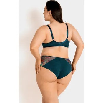 Podprsenka MĚKKÁ PODPRSENKA ILLUSION 19233 EMERALD 100D