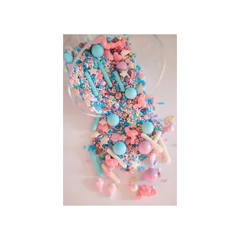 Jedlá dekorace na dort Cukrová dekorace - Cotton Candy / 40 g