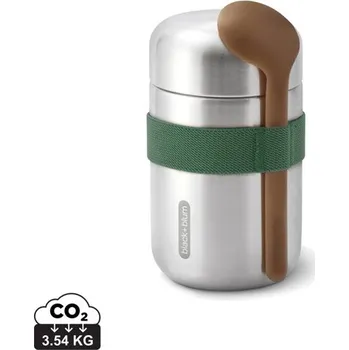 Svačinový box Termo nádoba na potraviny 400ml Black+Blum - Olivově Zelená