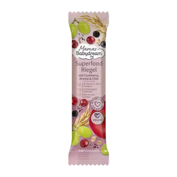 Babydream Mamas BIO ovocná tyčinka s brusinkami, aronií a chia 40 g