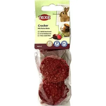 Krmivo pro hlodavce Trixie Cracker sušenky pro hlodavce s červenou řepou 150 g
