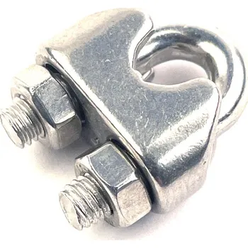 EU SELECT SVX Nerezová lanová svorka DIN 741 A4 6 mm 10133