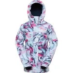 Alpine Pro Edero Dětská lyžařská bunda s Ptx membránou KJCB307 aquamarine 92-98
