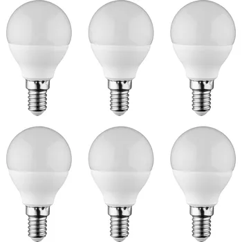 Žárovka LIVARNO home LED žárovky, 6 kusů (Míč E14)