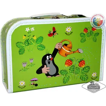 Školní kufřík KAZETO Kufr KRTEK (krteček) světle zelený střední kufřík | AS22