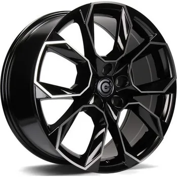Alu kolo Carbonado Alu Kola Carbonado BEAST 8x18 5x112 ET43 Black Front Polished 57.1