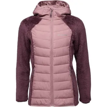 Dámská casual bunda Dámská bunda Columbia POWDER LITE II SHERPA HYBRID JACKET L Vínová, Růžová, Tmavě šedá
