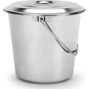 kbelík Ocelové vědro s víkem PAIL 9 l