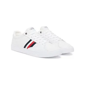 Dámské tenisky Tommy Hilfiger Sneakersy Icon Court Stripes FM0FM05628 Bílá 42