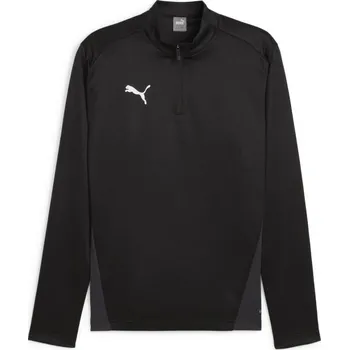 Pánské triko Puma TEAMGOAL TRAINING 1/4 ZIP TOP XS Černá, Bílá