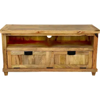 Televizní stolek Dřevěný televizní stolek z manga 120x50x60