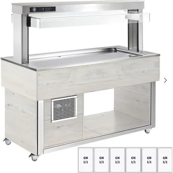 Bufet chlazený GN 6-1/1 TR Lime + 6 H Hemlock RM GASTRO