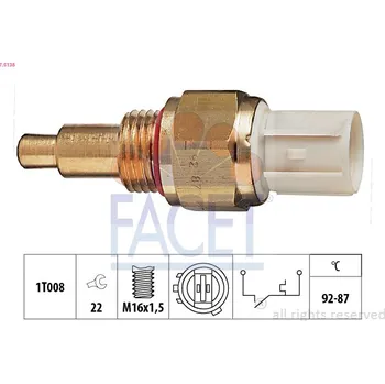 Autoelektrika Teplotní spínač - větrák chladiče FACET (7.5138)