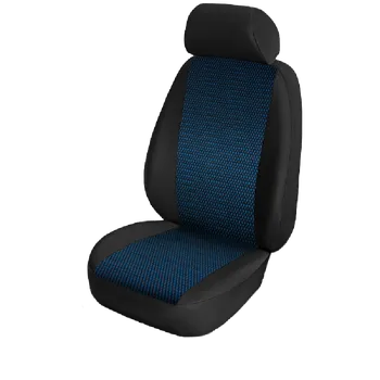 Ochranný autopotah Autopotah pro Citroen Jumper 1+2 (2013), typ 2, Twist modrý, řidič + spolujezdec