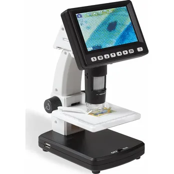 Obal pro sběratelský předmět Leuchtturm LCD digitální mikroskop DM 5, zvětšení 20 - 200×