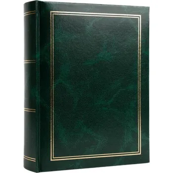 Fotoalbum zasunovací B-46300/2S Vinyl 4 zelené, 10x15/300F, popisové pole