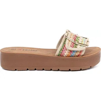 Dámské žabky Luxusní vícebarevné dámské nazouváky platforma 40