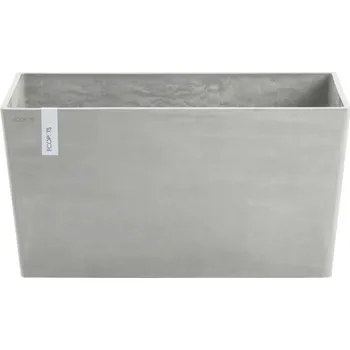 Květináč Květináč Ecopots Paris plastový Ø 77,3 cm 80,3 x 38 x 40,5 cm šedý