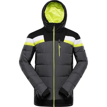 Alpine Pro Ferer Pánská péřová lyžařská bunda s Ptx membránou MJCD697 tmavě šedá XL