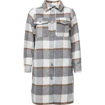 Dámský kabát Lehký dámský kabát Willard ANGELES L Šedá, Bílá, Hnědá