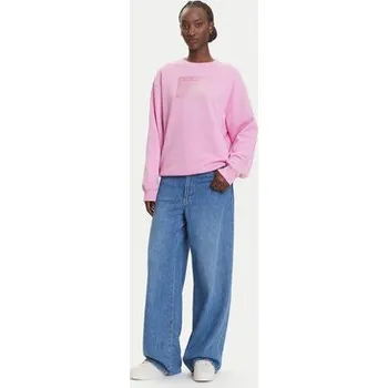 Pánská mikina Tommy Jeans Mikina Gradient Flag DW0DW21396 Růžová Relaxed Fit S