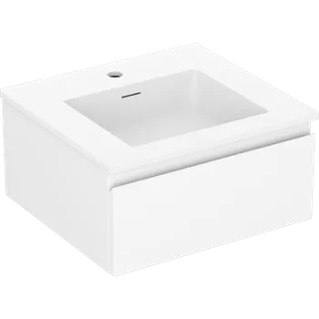 Koupelnový nábytek Mexen Orio koupelnová skříňka 50 cm s umyvadlem Otis, 1 zásuvka, bílá matná - 91A10-05023-1-BF01-W18M01 Skříňky s umyvadlem