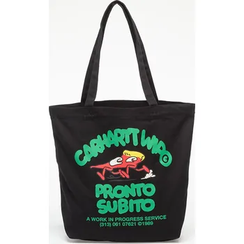 Taška Carhartt WIP Canvas Graphic Tote Pronto Print/ Black Universal